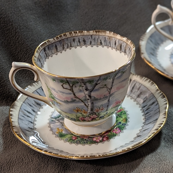 VINTAGE Royal Albert | Silver Birch | Tea Cup | 1975's | Beautiful Condition - Picture 9 of 10